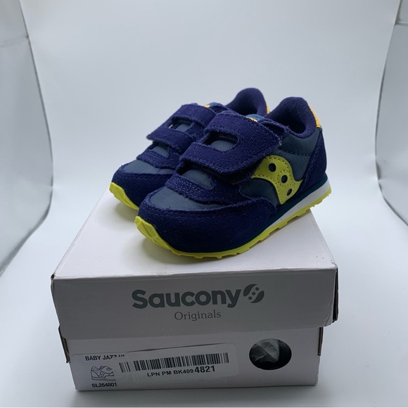 Saucony Other - NWB Saucony Baby Jazz Hook & Loop Sneaker size 4.5M blue